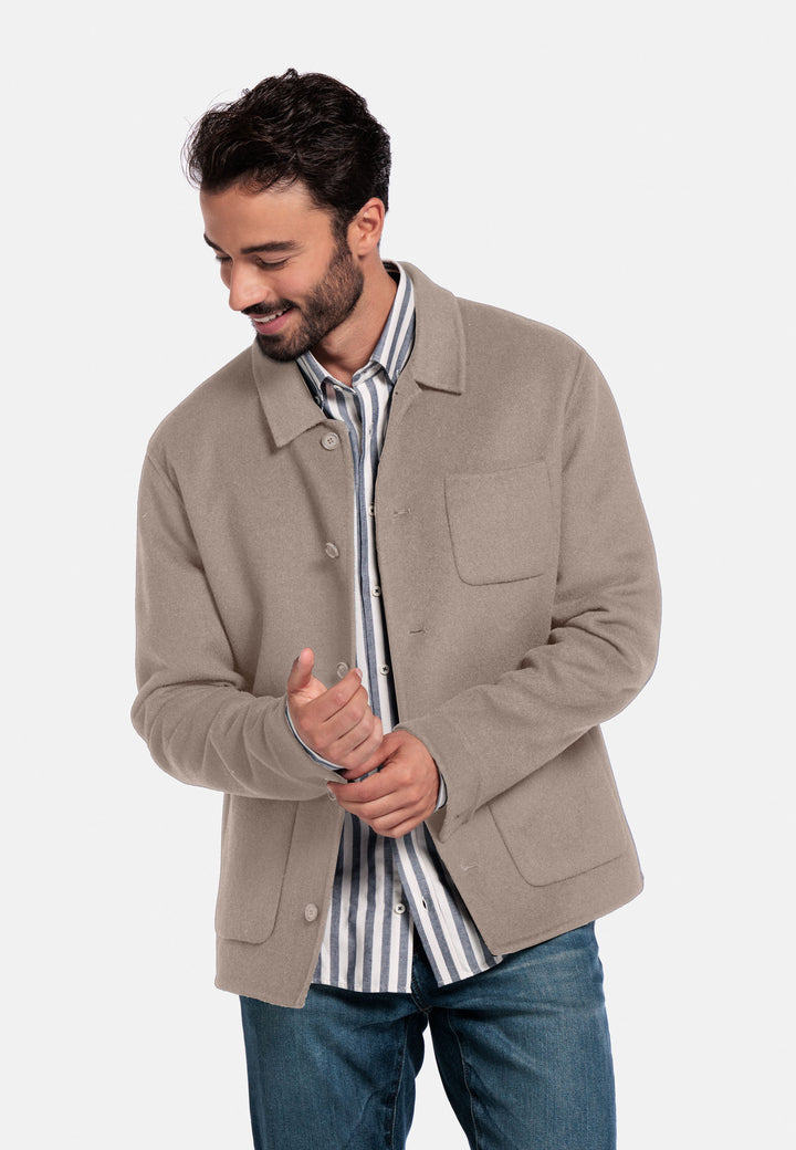 Giordano Mano Shirt Jacket - Bruin - 527520-80