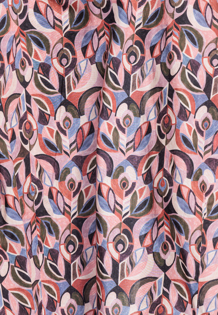 Giordano Maggiore Abstracte Print Overhemd - Rood - 527829-40