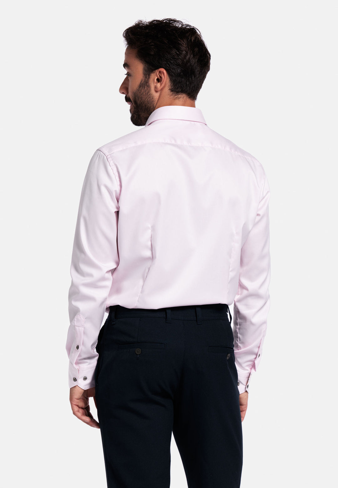 Giordano Locarno Semi Cutaway Twill Overhemd - Roze - 527877-50