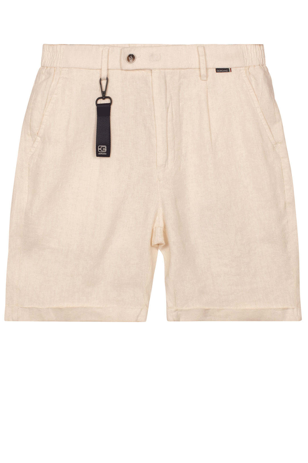 Giordano Tivoli Linnen Korte Broek - Wit