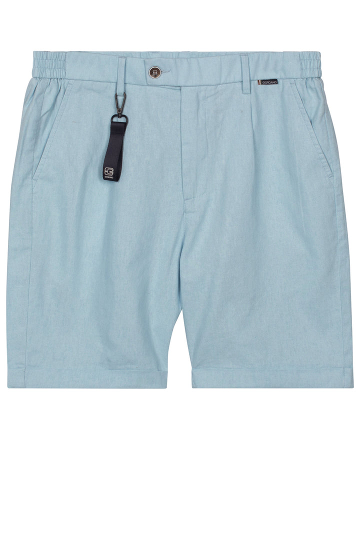 Giordano Tivoli Linnen Korte Broek - Lichtblauw