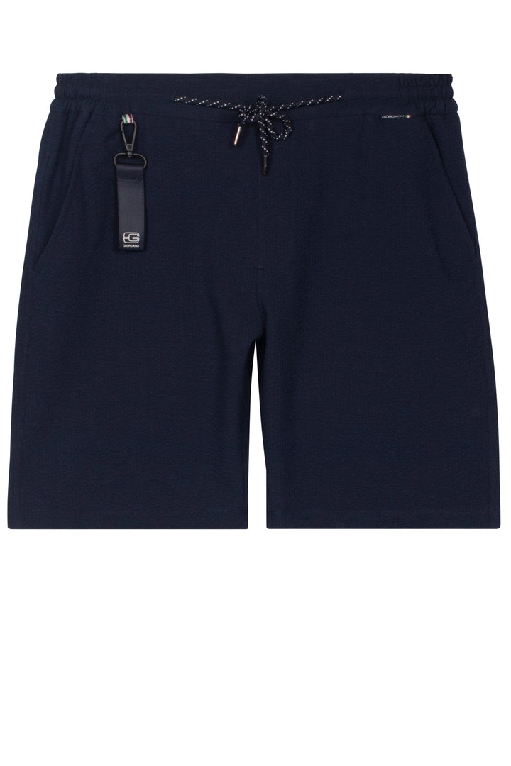 Giordano Sassari Seersucker Shorts - Blue