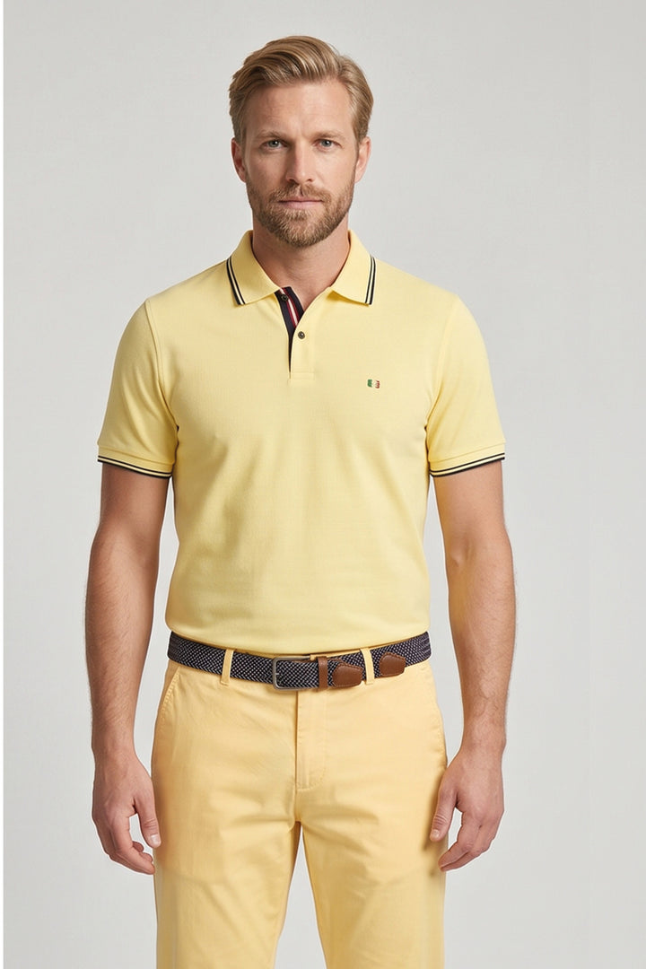 Giordano Stockholm Bermuda - Geel <b>+ gratis riem!</b>