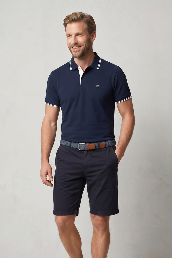 Giordano Stockholm Bermuda - Navy <b>+ gratis riem!</b>