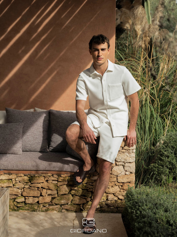 Giordano Salina Interlock Shorts - Wit