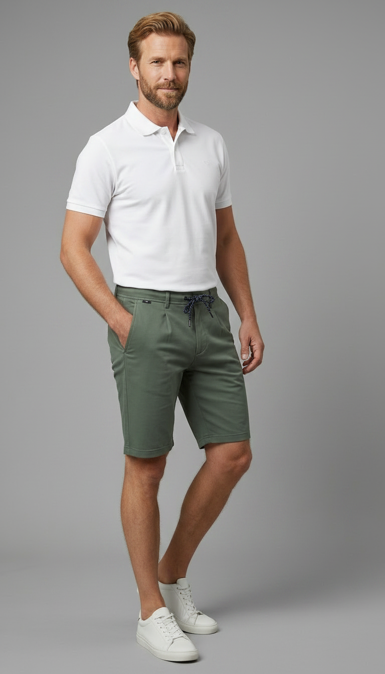 Giordano Salina Interlock Shorts - Groen