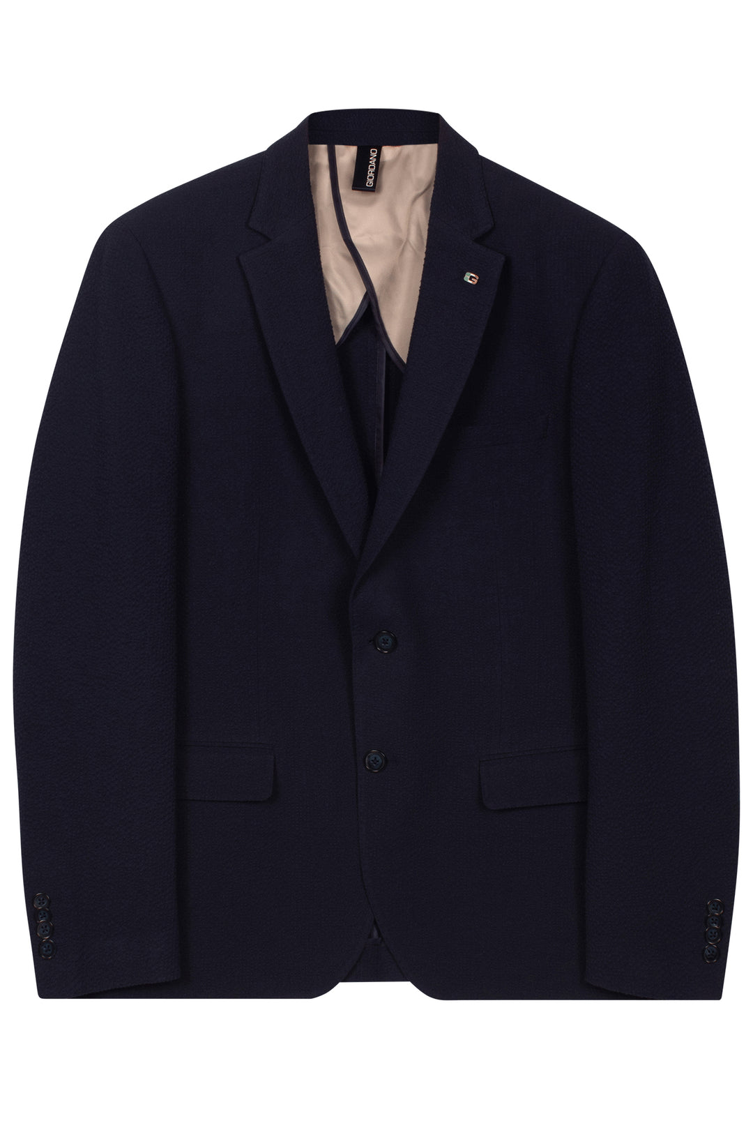 Giordano Pietro Seersucker Blazer - Blue