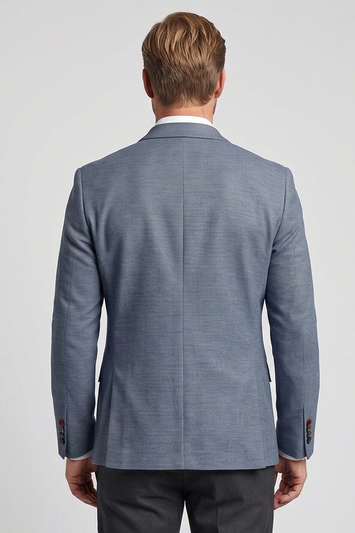 Giordano Roberto Linnen Twill Colbert - Denim Blauw