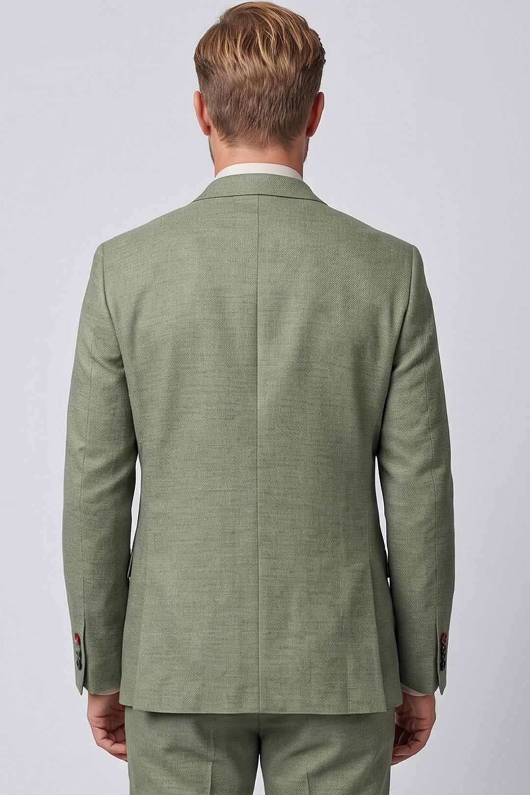 Giordano Roberto Linnen Twill Colbert - Groen