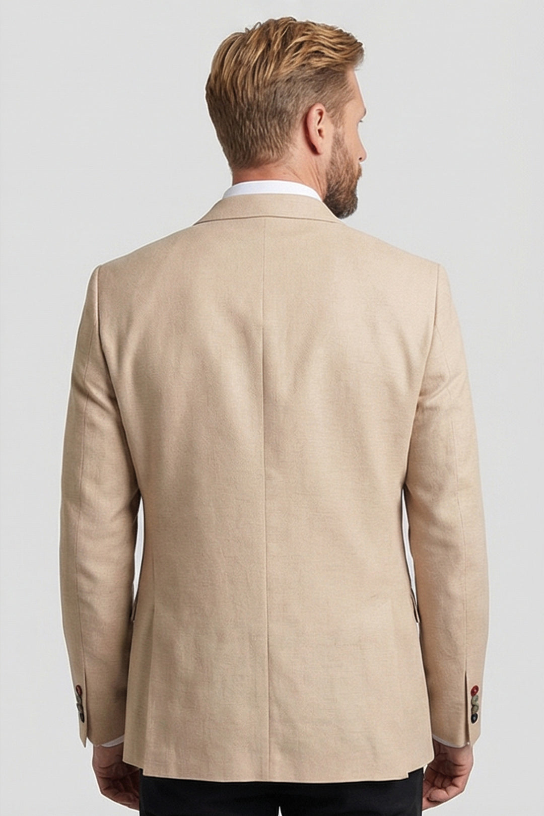 Giordano Robert Linnen Twill Colbert - Beige