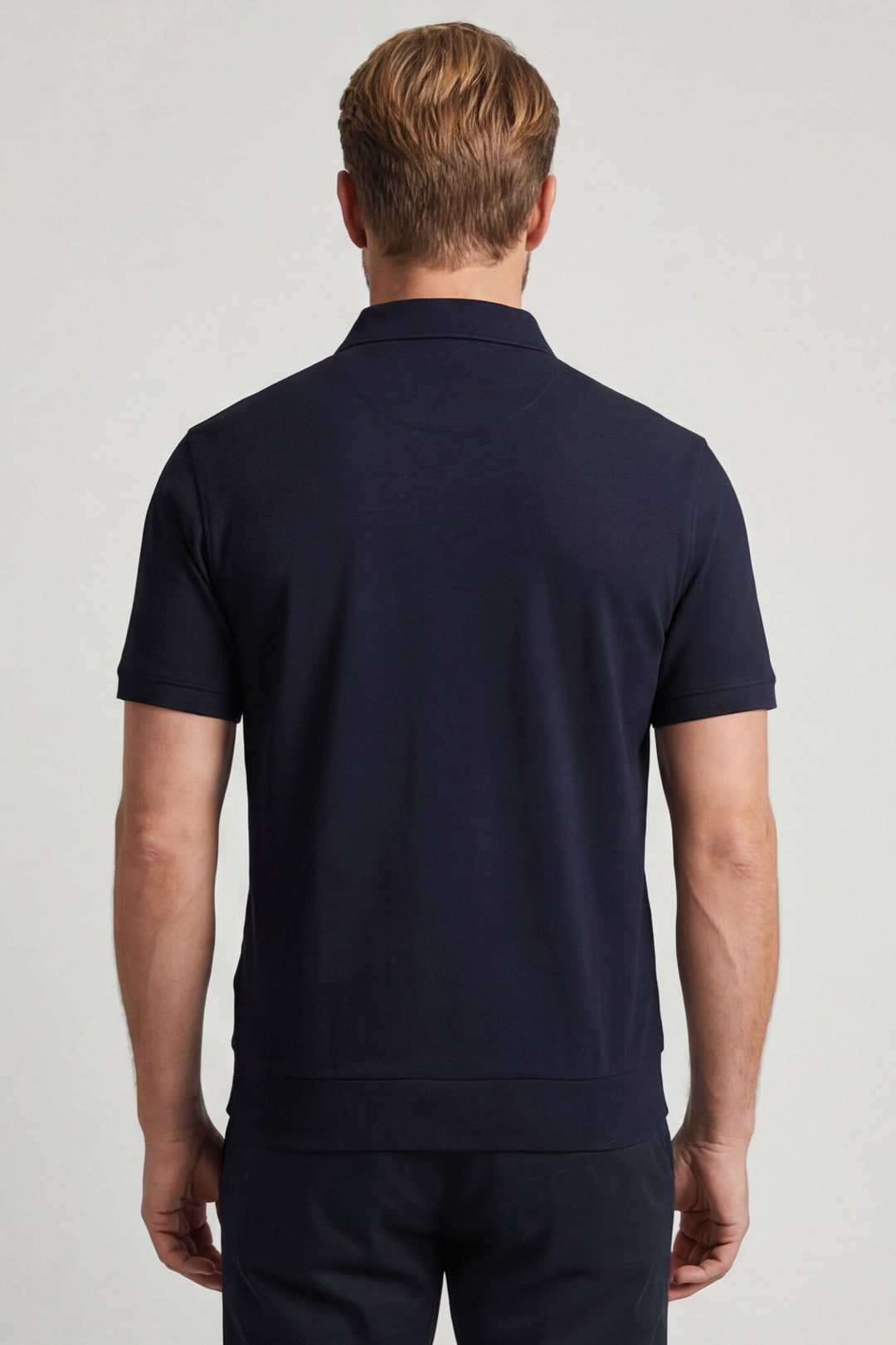 Giordano Bolzano Liquid Cotton Polo - Blauw