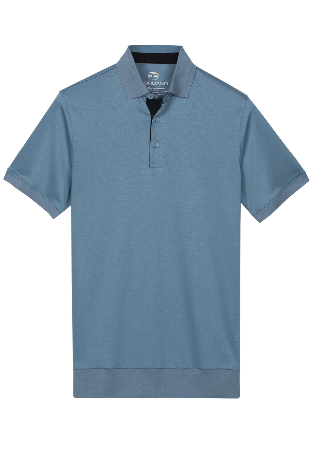 Giordano Bolzano Liquid Cotton Polo - Lichtblauw