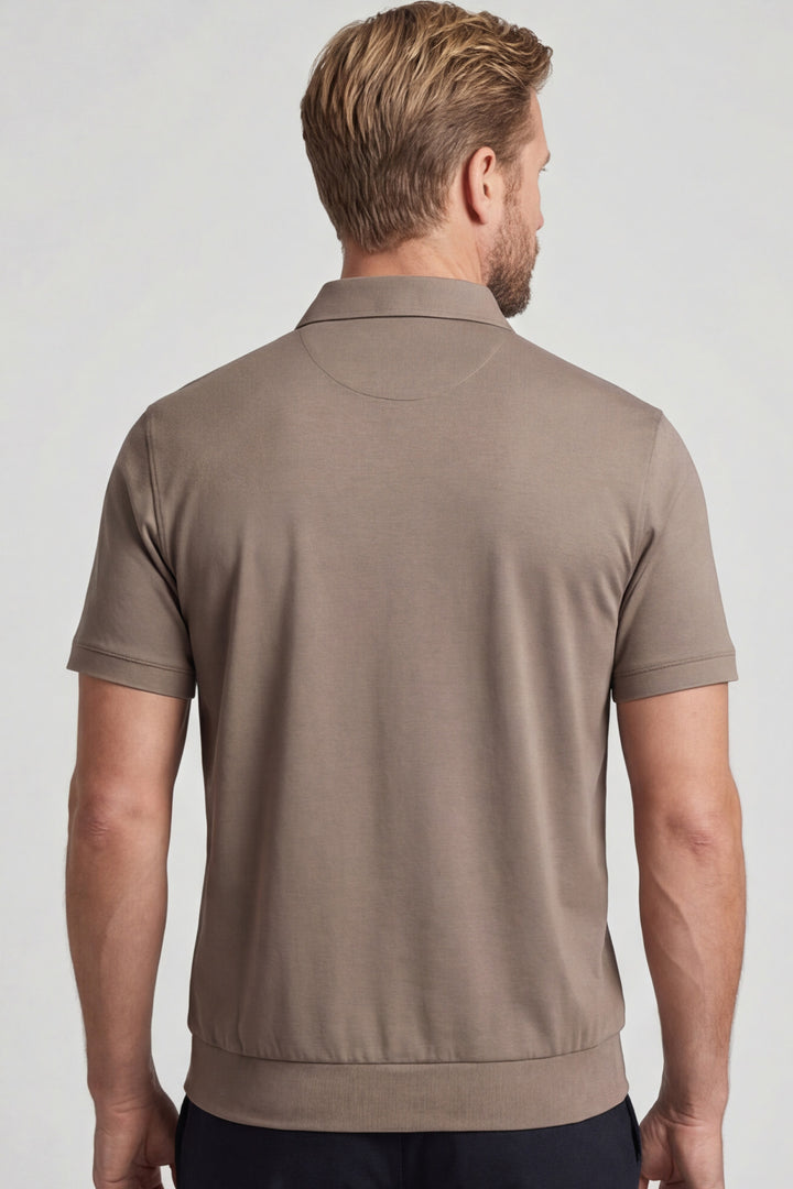 Giordano Bolzano Liquid Cotton Polo - Beige