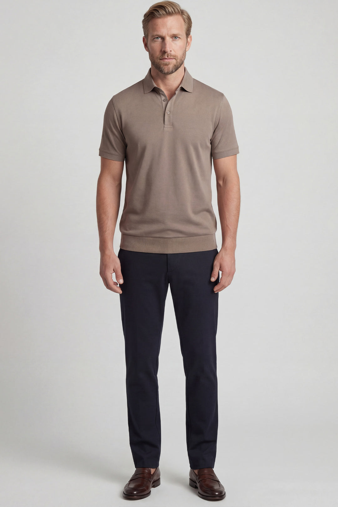Giordano Bolzano Liquid Cotton Polo - Beige