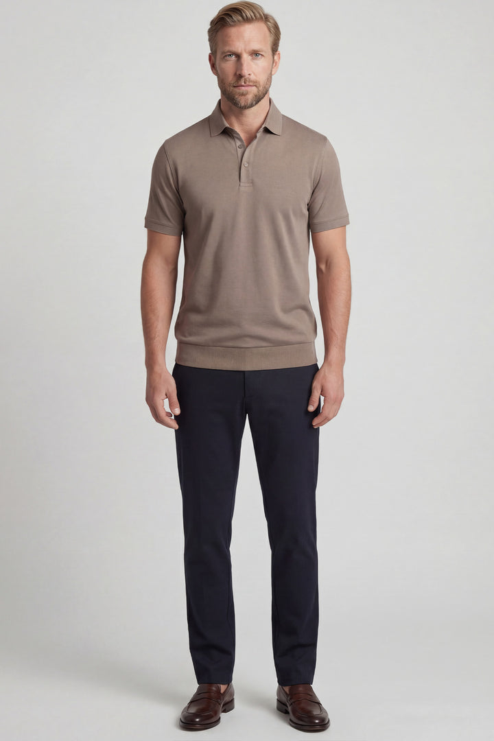 Giordano Bolzano Liquid Cotton Polo - Beige