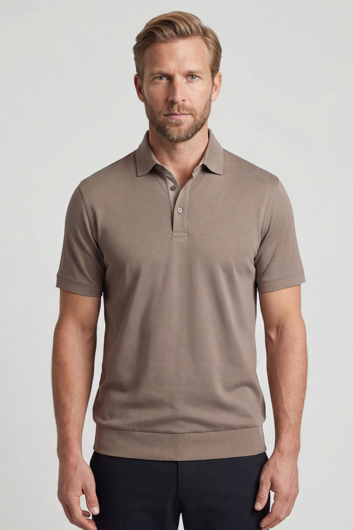 Giordano Bolzano Liquid Cotton Polo - Beige