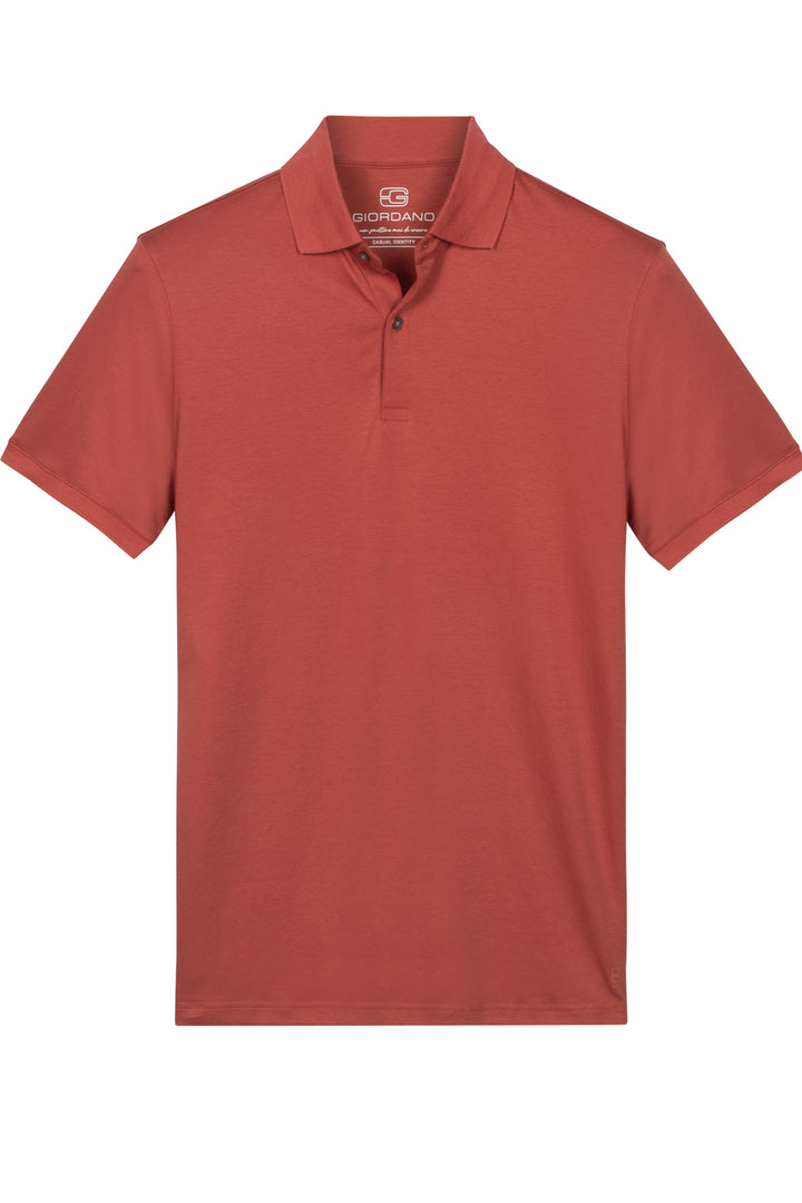 Giordano Lino Liquid Cotton Polo - Roestrood
