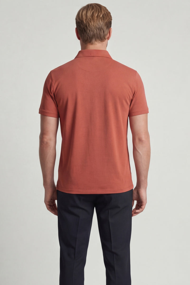 Giordano Lino Liquid Cotton Polo - Roestrood