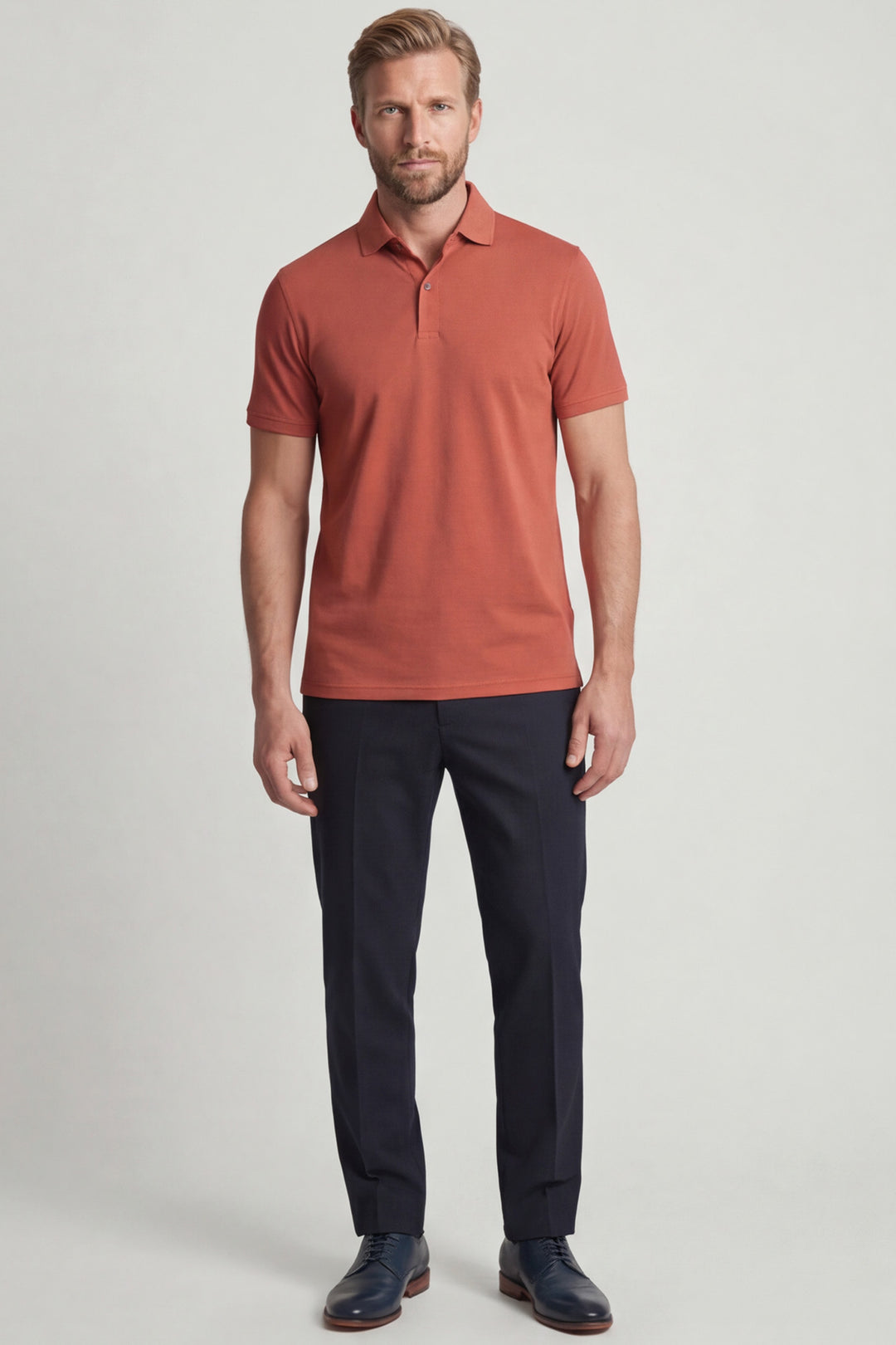 Giordano Lino Liquid Cotton Polo - Roestrood