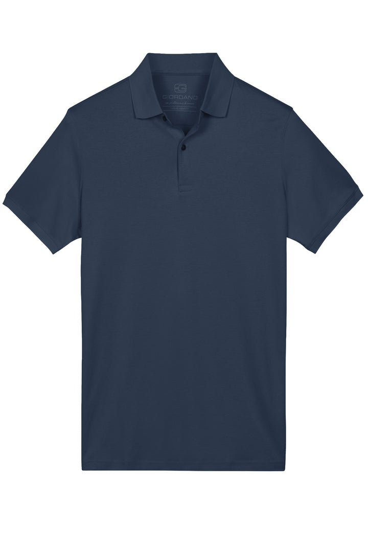 Giordano Lino Liquid Cotton Polo - Donkerblauw