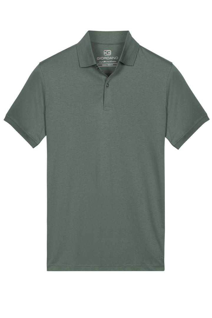 Giordano Lino Liquid Cotton Polo - Groen
