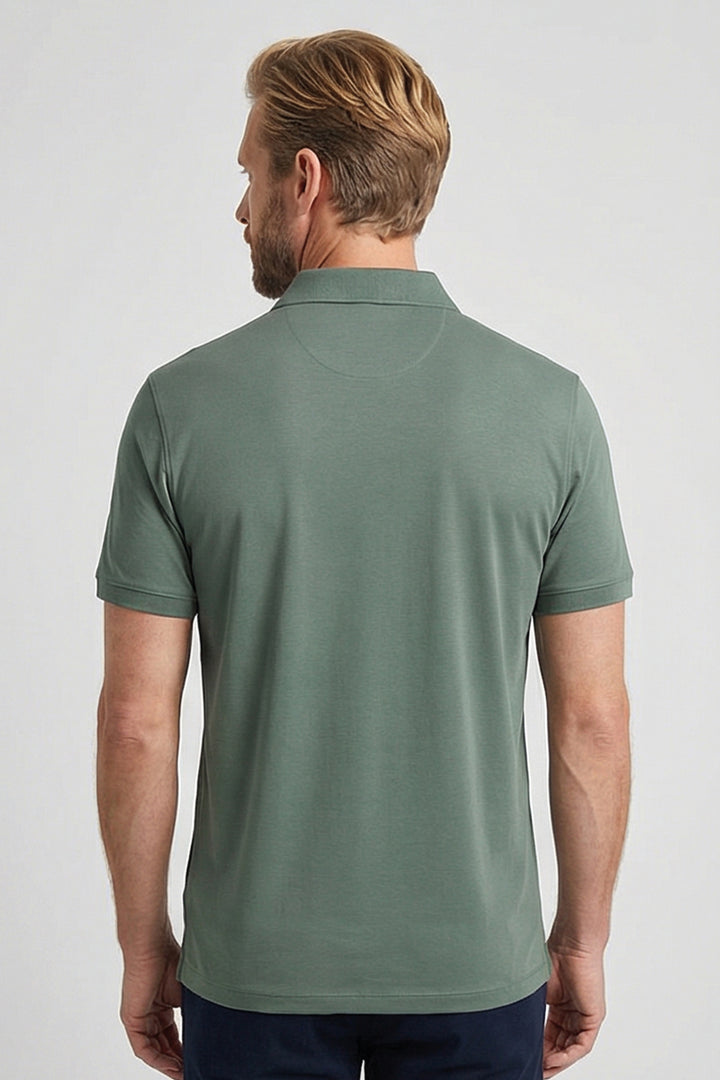 Giordano Lino Liquid Cotton Polo - Groen