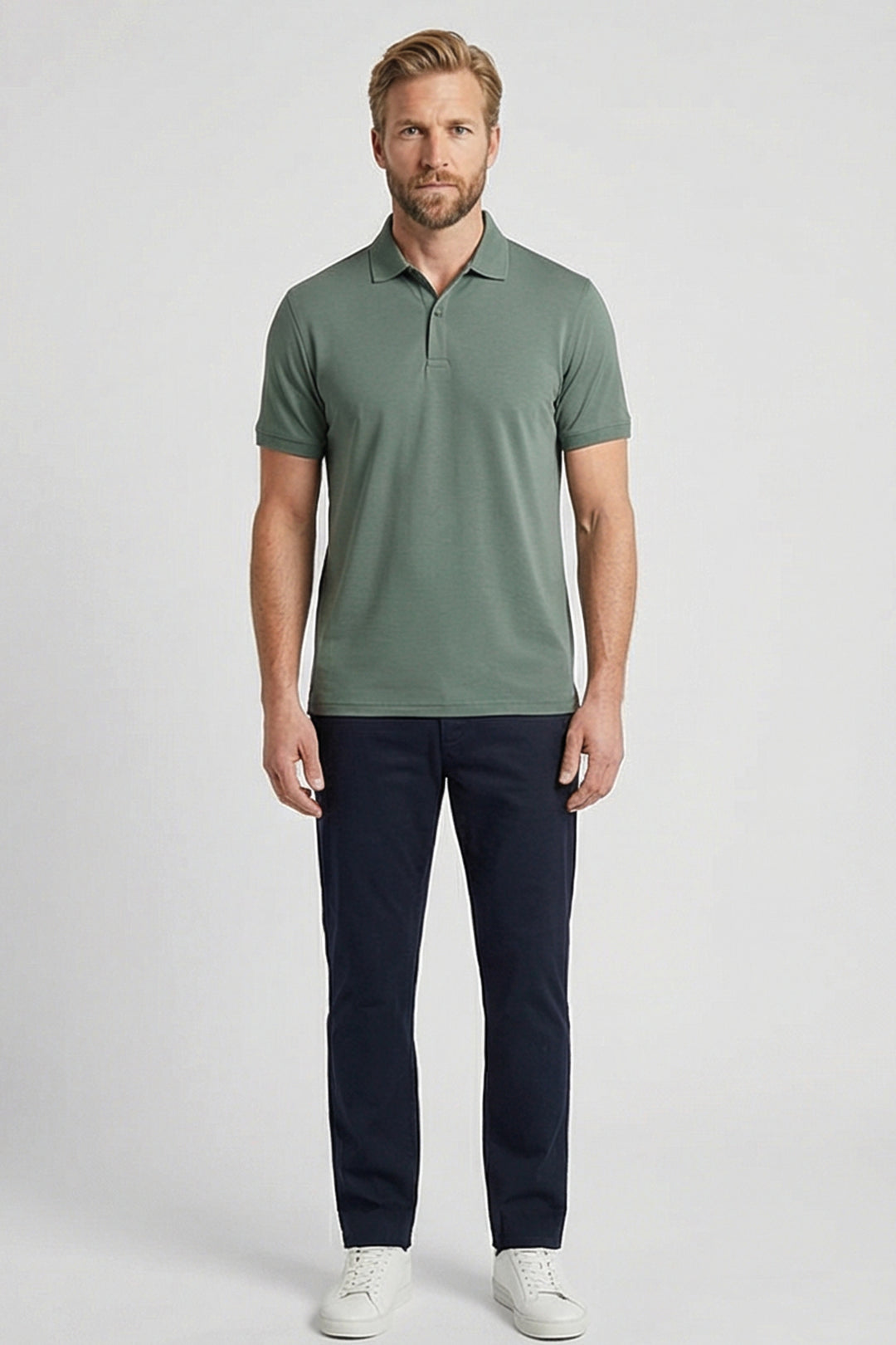 Giordano Lino Liquid Cotton Polo - Groen
