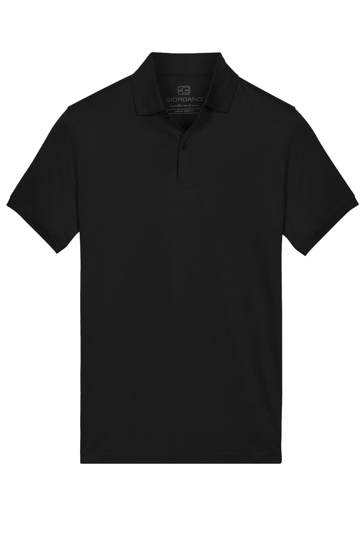 Giordano Lino Liquid Cotton Polo - Zwart