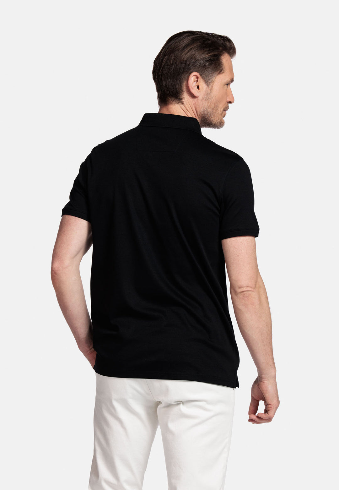 Giordano Lino Liquid Cotton Polo - Zwart