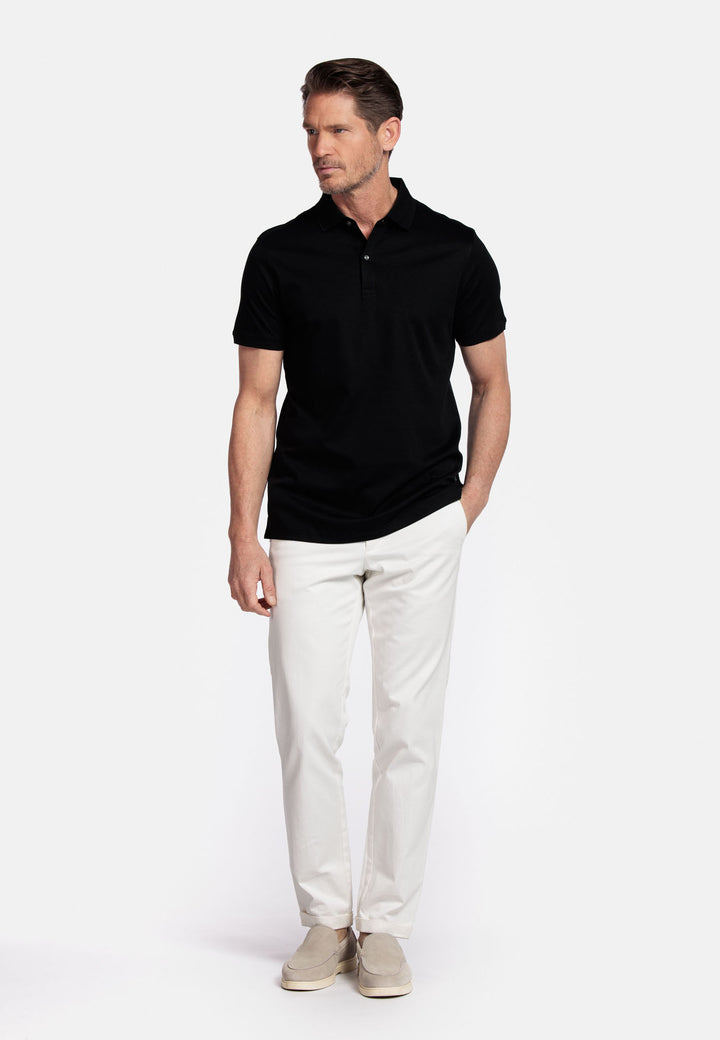 Giordano Lino Liquid Cotton Polo - Zwart
