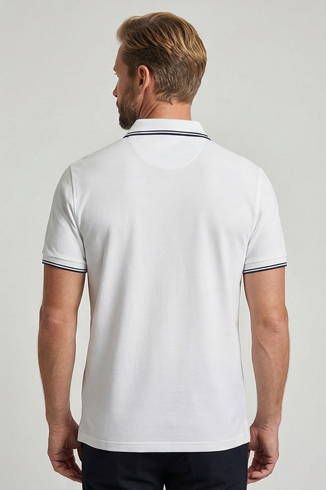 Giordano Nico Signature Polo - Wit