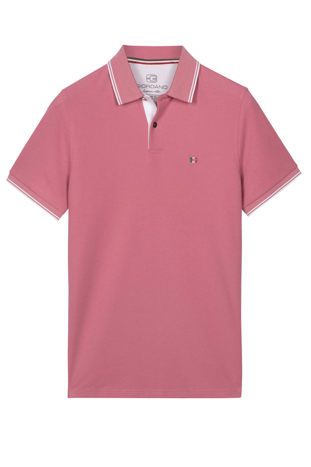 Giordano Nico Signature Polo - Middenroze