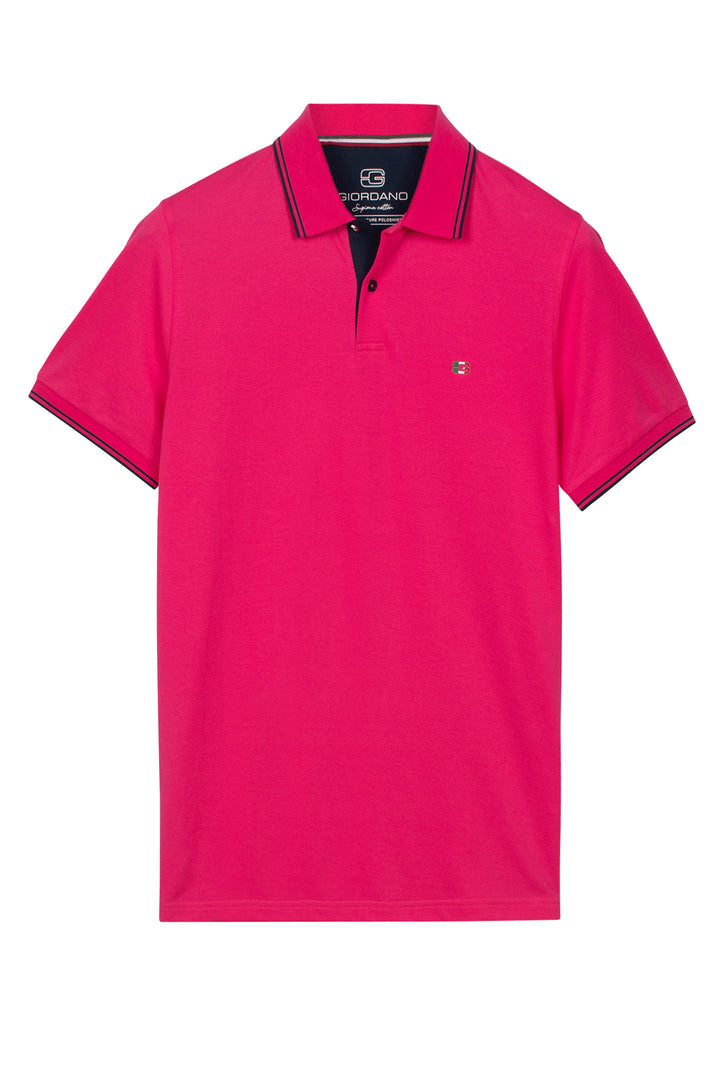 Giordano Nico Signature Polo - Roze