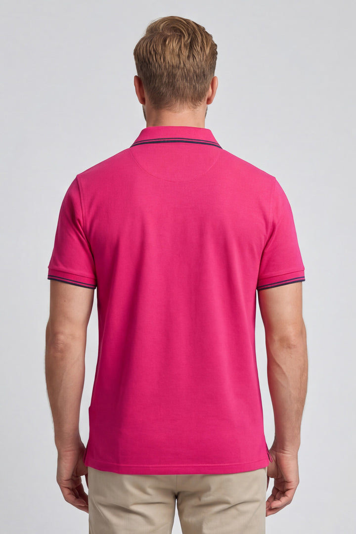 Giordano Nico Signature Polo - Roze