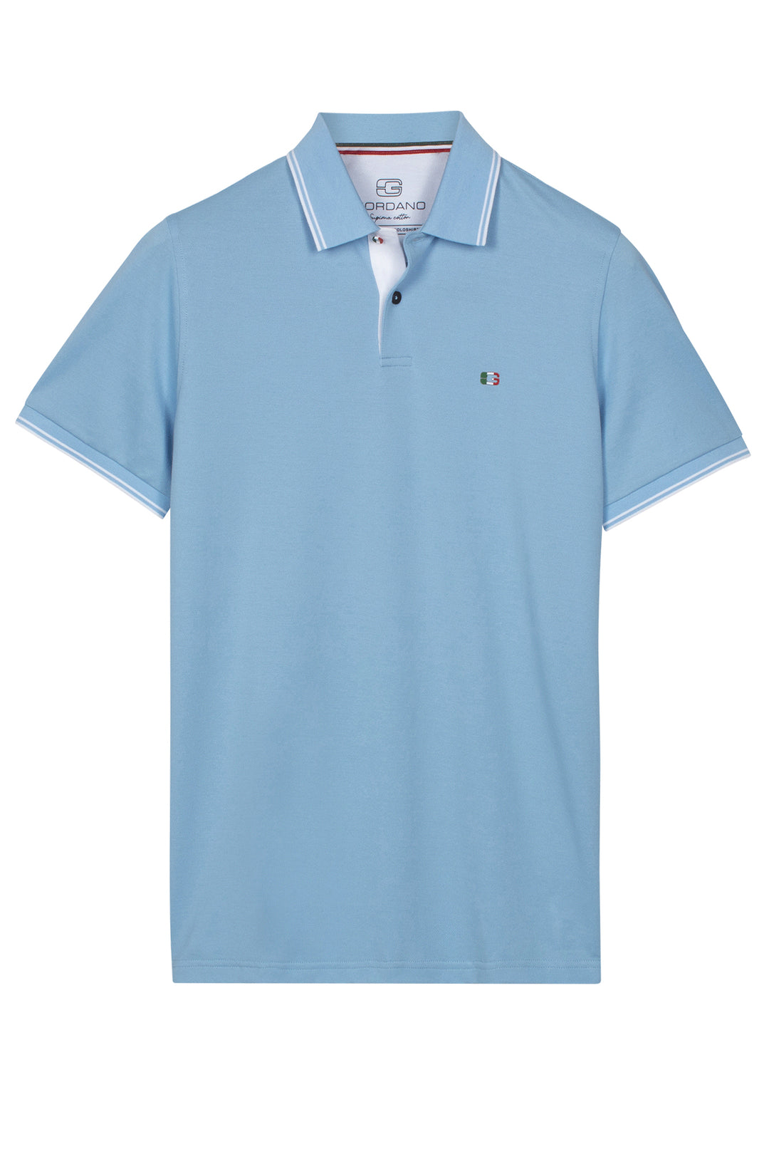 Giordano Nico Signature Polo - Middenblauw