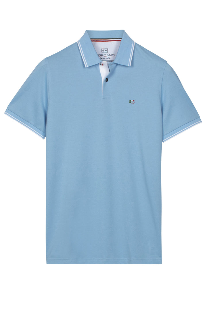 Giordano Nico Signature Polo - Middenblauw