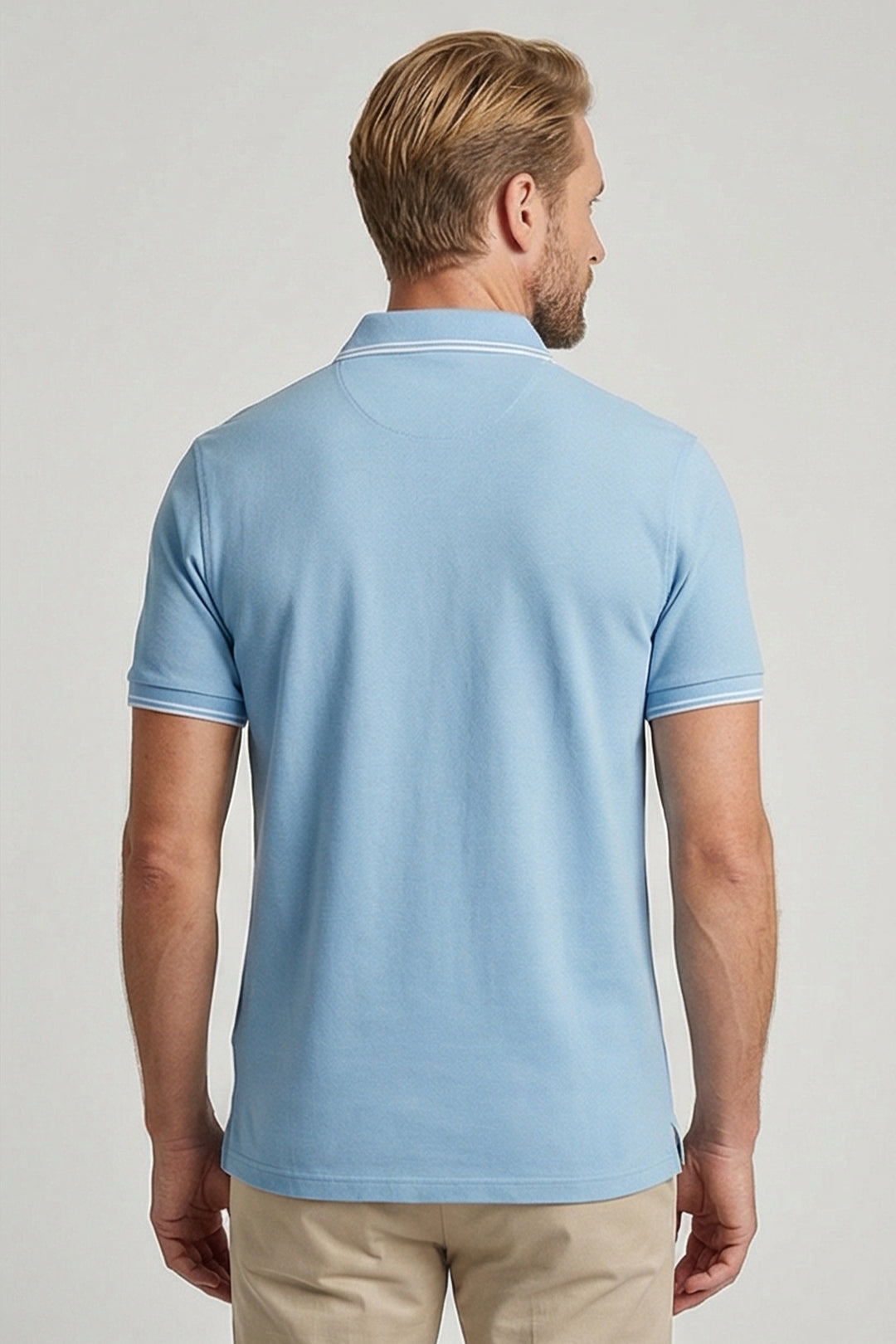 Giordano Nico Signature Polo - Middenblauw