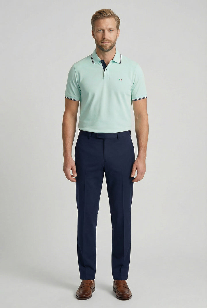 Giordano Nico Signature Polo - Lichtgroen