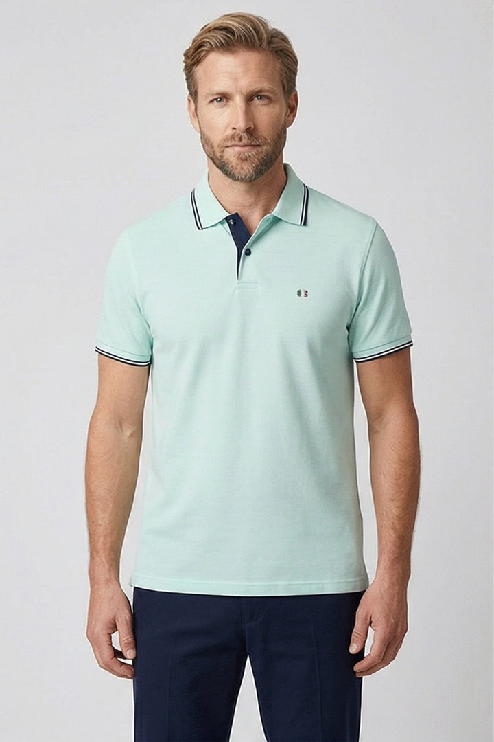 Giordano Nico Signature Polo - Lichtgroen