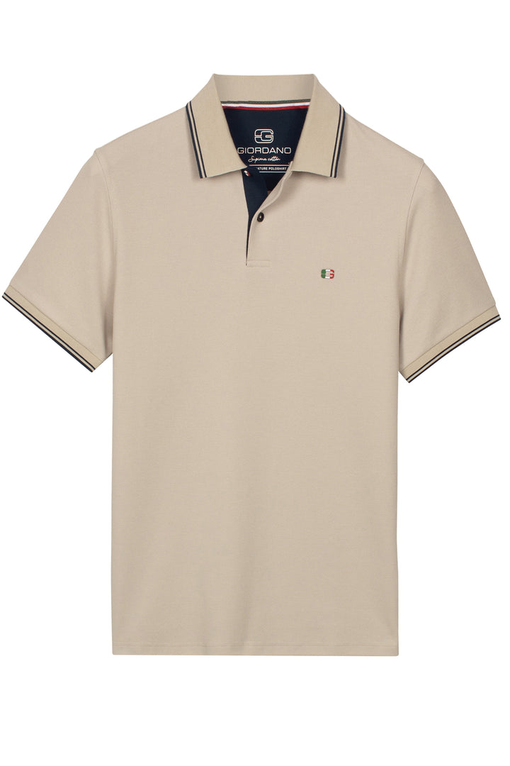 Giordano Nico Signature Polo - Beige