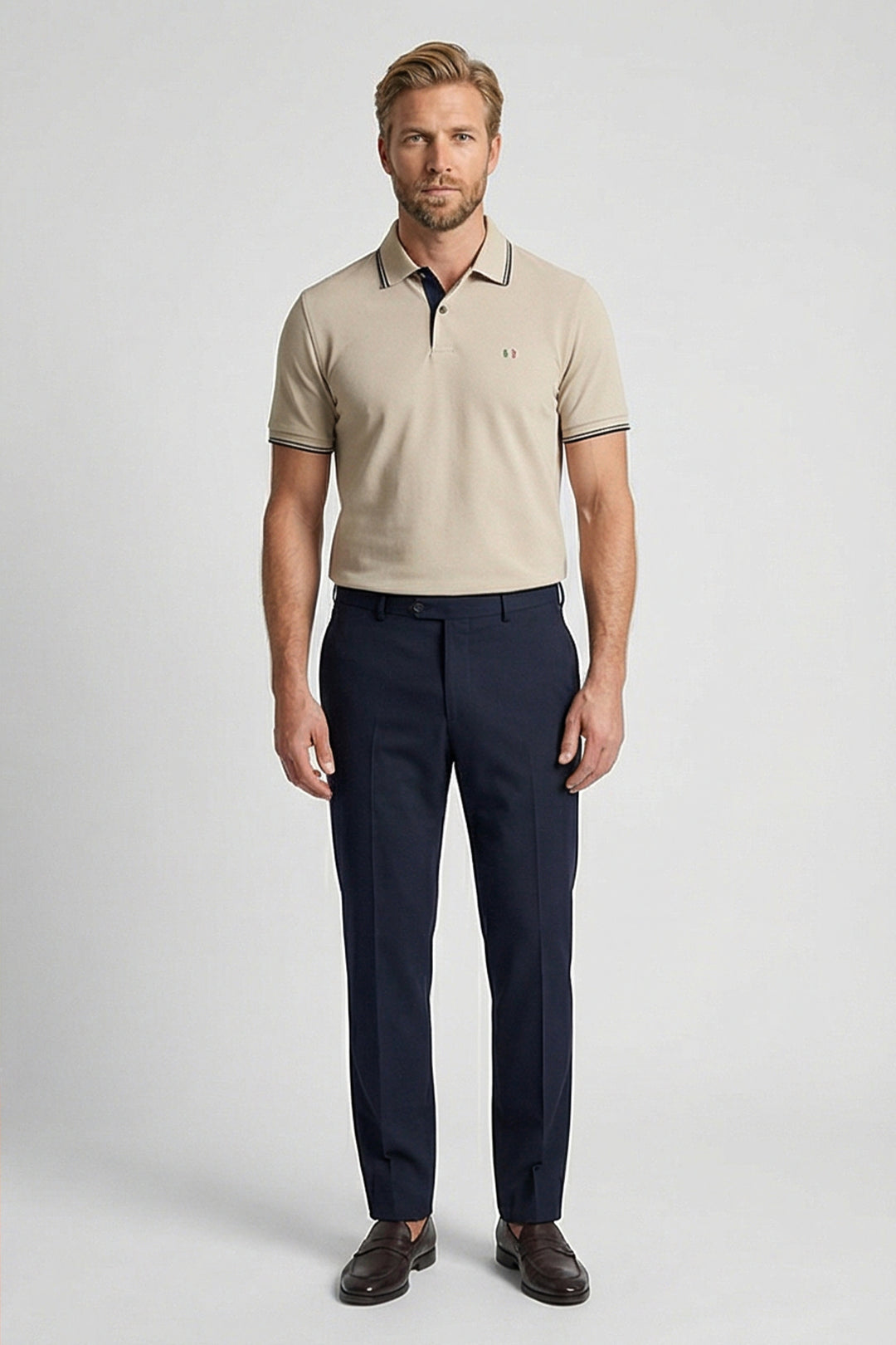 Giordano Nico Signature Polo - Beige