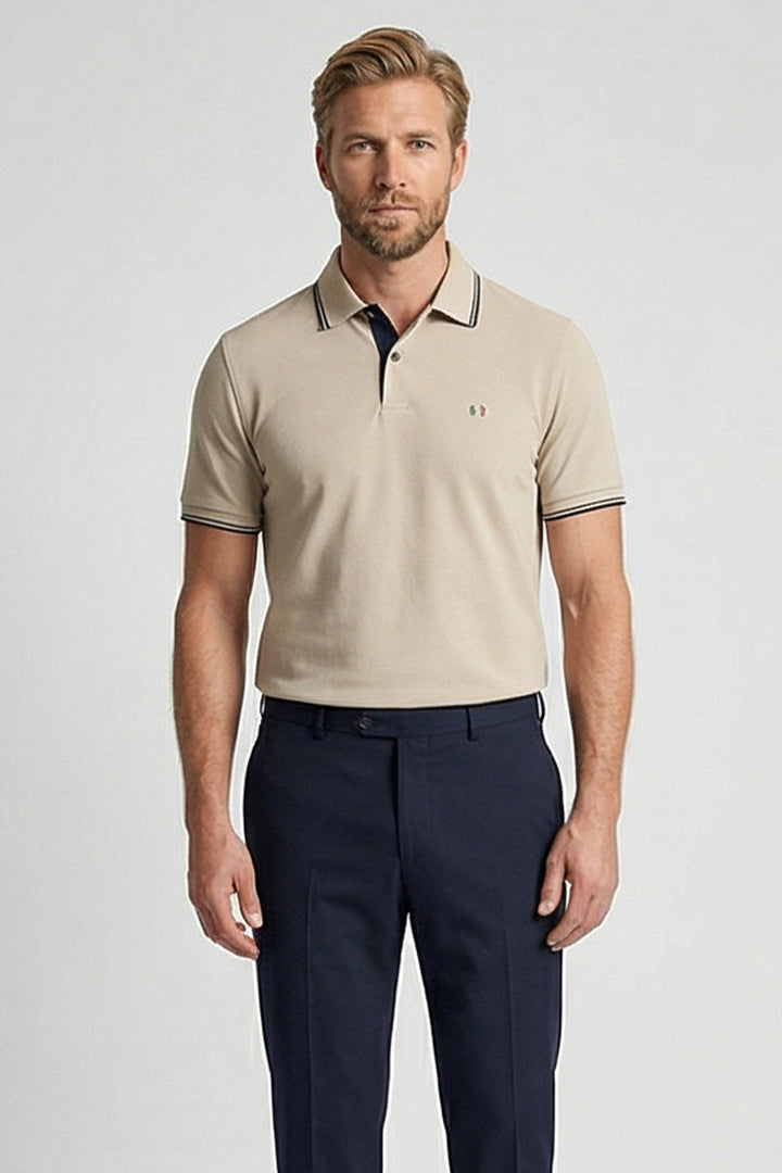 Giordano Nico Signature Polo - Beige