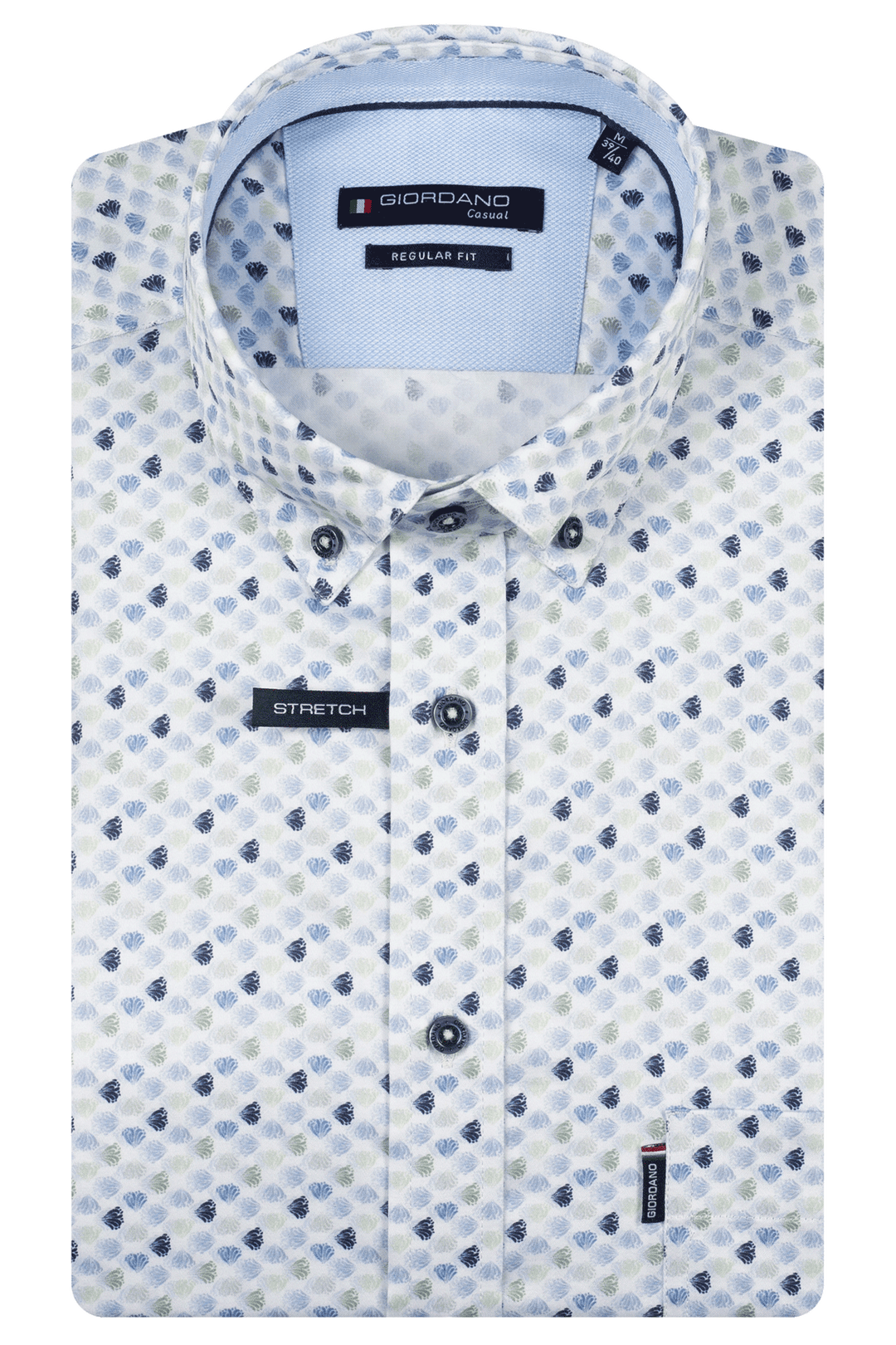 Giordano Ivy Organische print Overhemd - Green