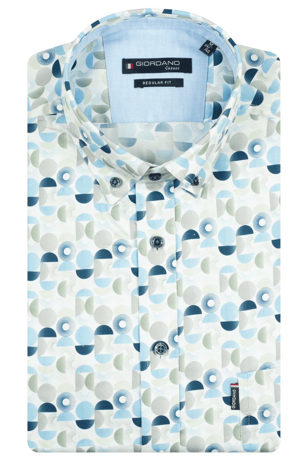 Giordano Ivy Print Overhemd - Groen