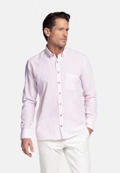 Giordano Ivy Button Down Structured Overhemd - Cerise