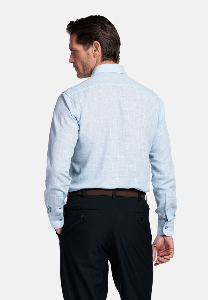 Giordano Ivy Button Down Structured Overhemd - Blue