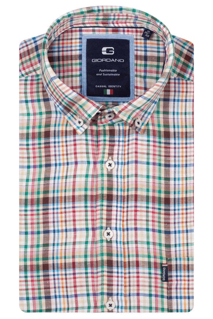 Giordano Brando Geruit Overhemd - Muticolor