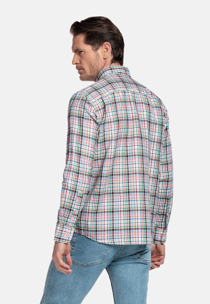 Giordano Brando Geruit Overhemd - Muticolor