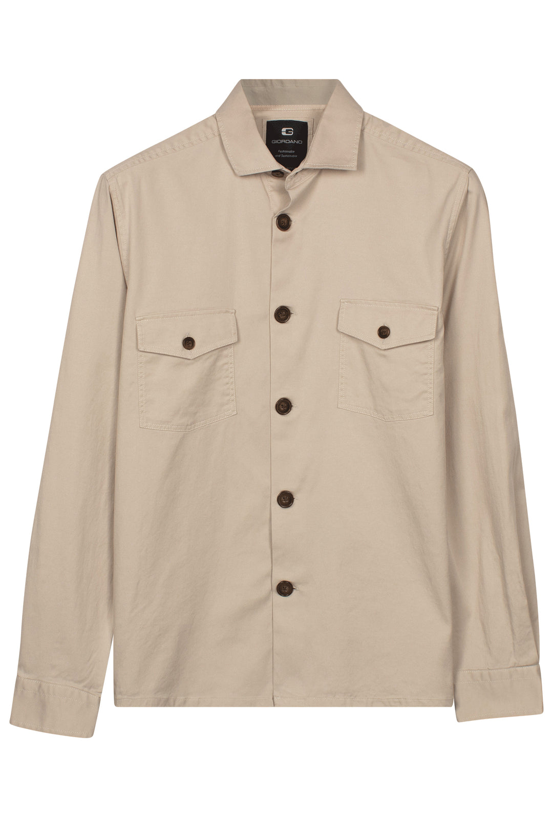 Giordano Salerno Overshirt - Beige