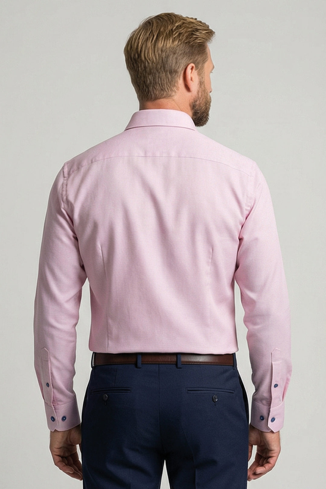 Giordano Locarno Oxford Pinpoint Overhemd - Roze